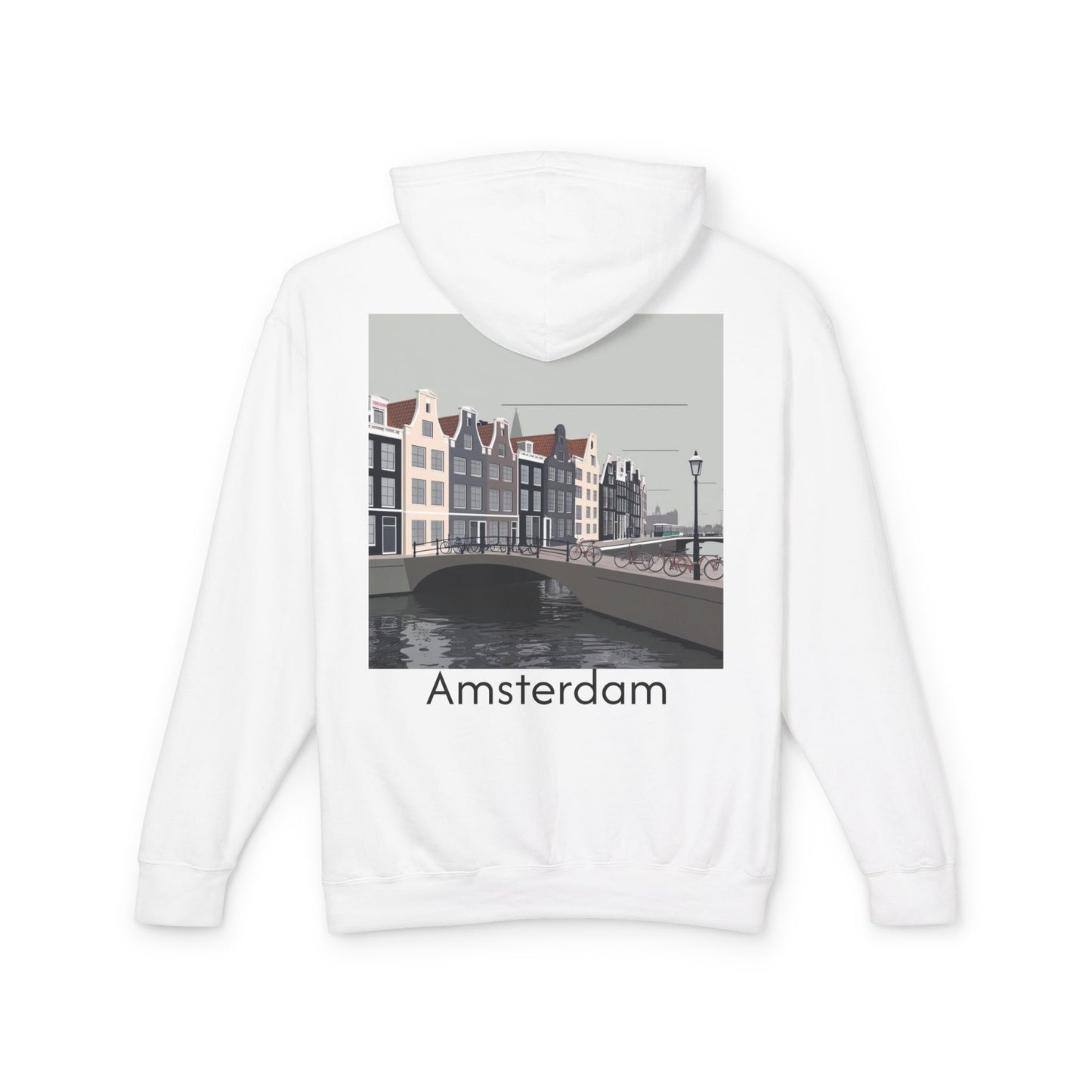 Olivia Amsterdam Hoodie Unisex Wit