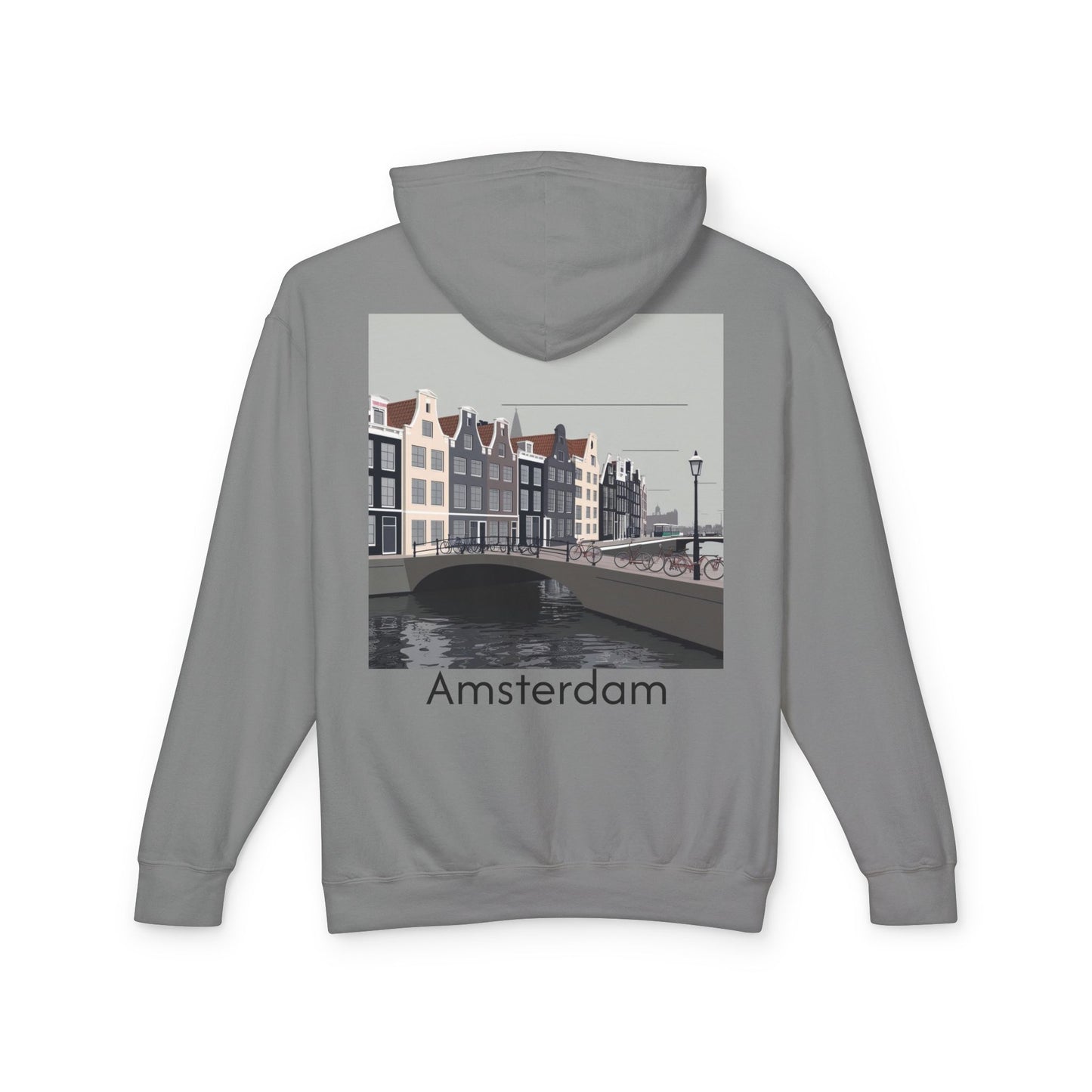 Olivia Amsterdam Hoodie Unisex Grijs