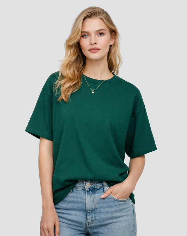 Casual Dames Oversized T Shirt Met Korte Mouwen En Ronde Hals