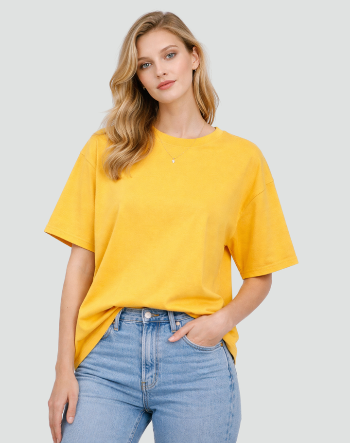 Casual Dames Oversized T Shirt Met Korte Mouwen En Ronde Hals