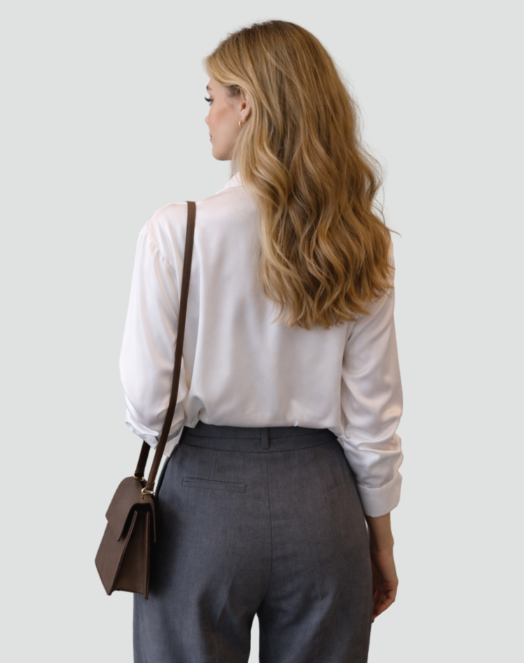 Chique Dames Blouse Met Lange Mouwen En Loose Fit