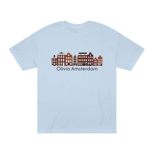 Olivia Amsterdam Unisex Grachtenpanden – Lichtblauw