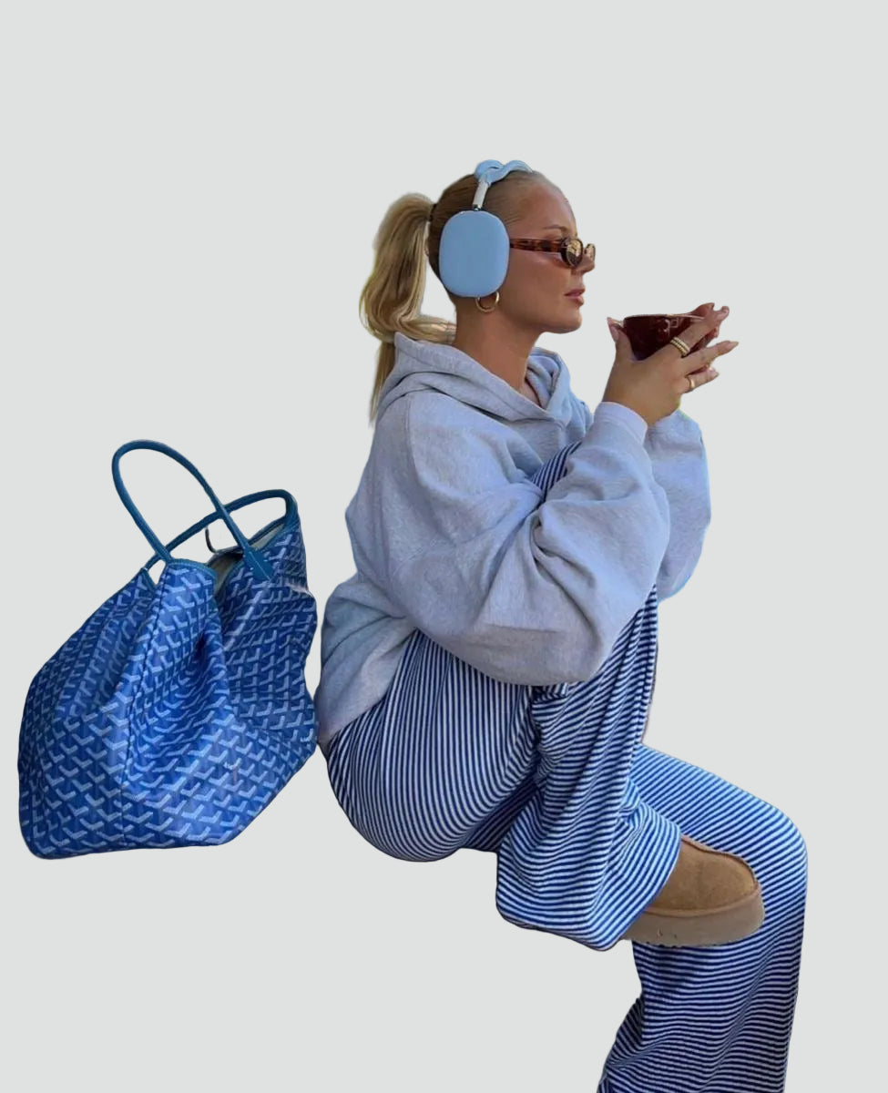 Zomerse Dames Broek Met Wijde Pijpen En Elastische Taille