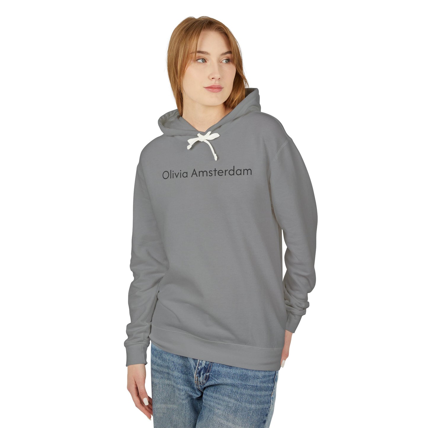 Olivia Amsterdam Hoodie Unisex Grijs