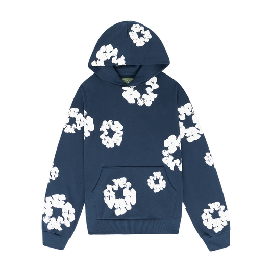 Olivia's Flower Hoodie Blauw