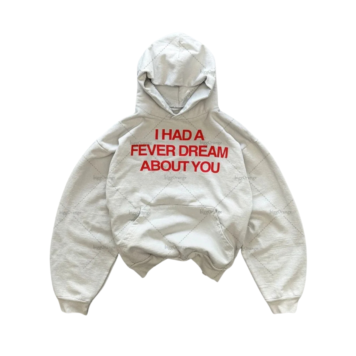 I Had A Fever About You: Trendy Retro Letter Print Hoodie