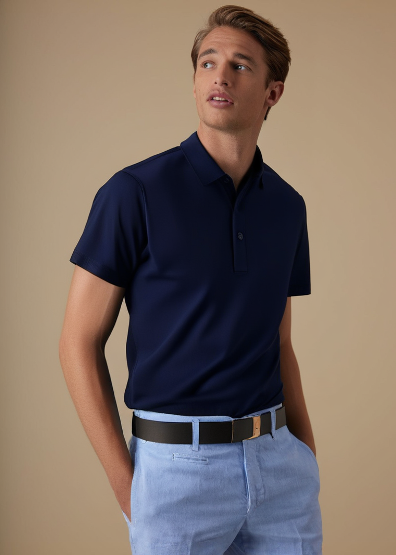 Zomerse Elegantie Polo – Tijdloze Stijl voor de Moderne Gentleman